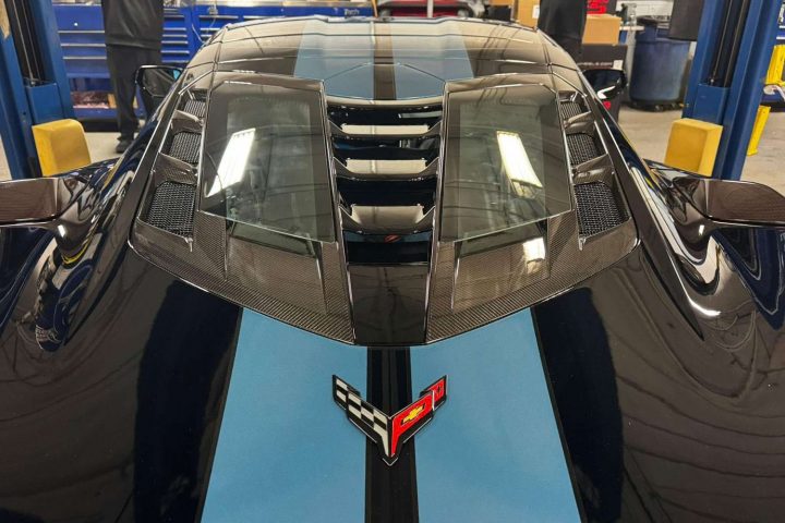 2025 Corvette ZR1 VIN 001 rear end.