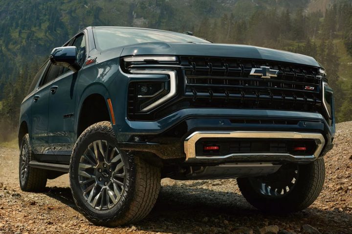 Chevy Suburban Z71 with poor visibility, risking a higher traffic fatality rate.