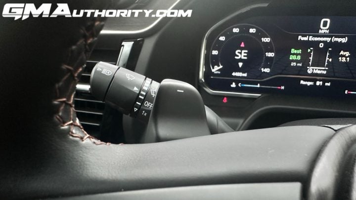 GMC Sierra 1500 AT4 minus paddle shifter.