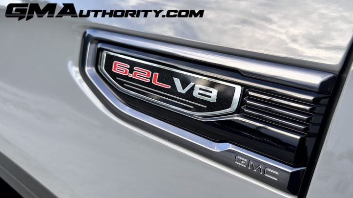 Badging for the L87 gasoline engine.