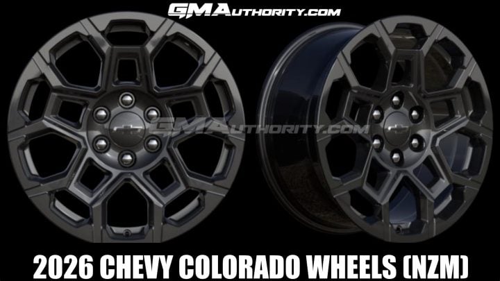 A new wheel option for the 2026 Chevy Colorado.
