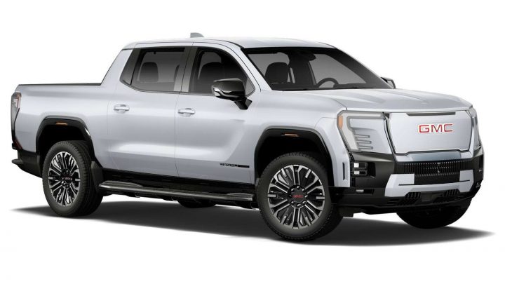 The 2026 GMC Sierra EV in Glacier White Tricoat, a new hue for the 2026 GMC Yukon SUV as well.
