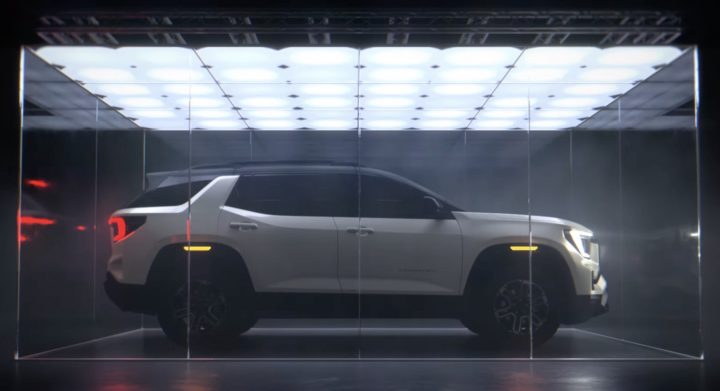 The GMC Terrain AT4 in a new video advertisement.