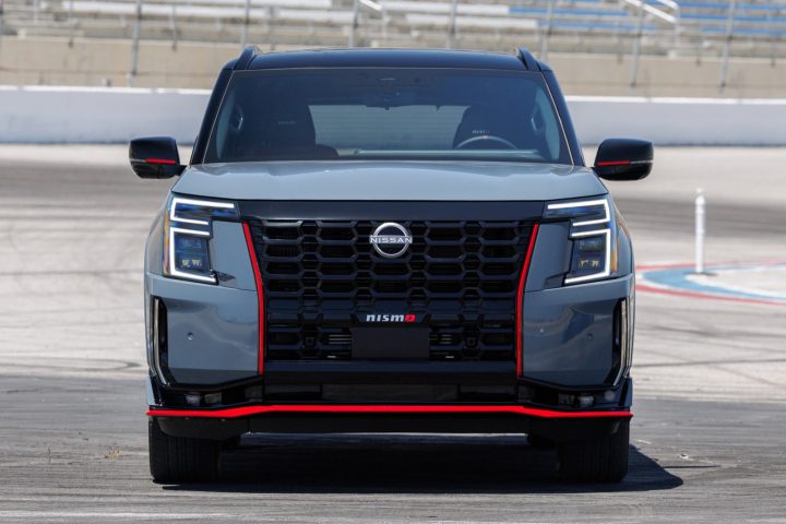 2026 Nissan Armada NISMO front end.
