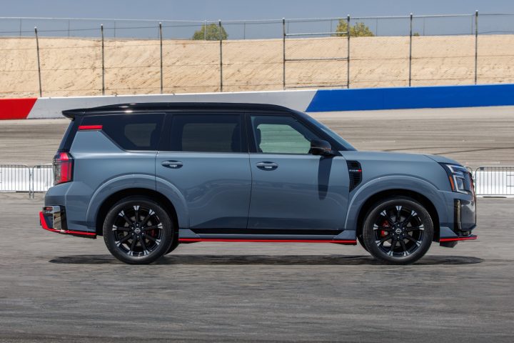 2026 Nissan Armada NISMO passenger side profile.