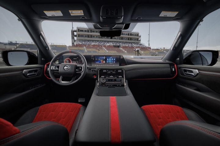 2026 Nissan Armada NISMO dash.