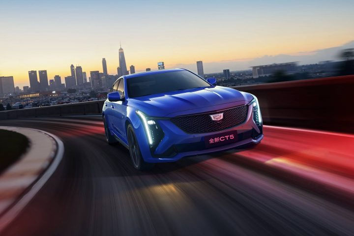 Front view of the 2025 Cadillac CT5 City Style Edition for the Chinese market.