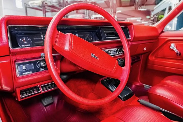 1977 Chevy Vega dash.