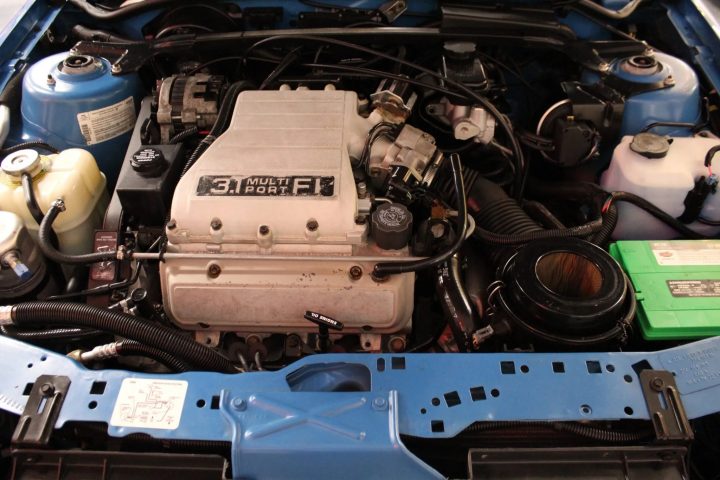 1990 Chevy Cavalier Z24 engine bay.