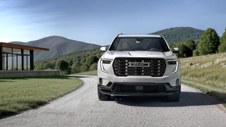 The GMC Acadia Denali Ultimate crossover.