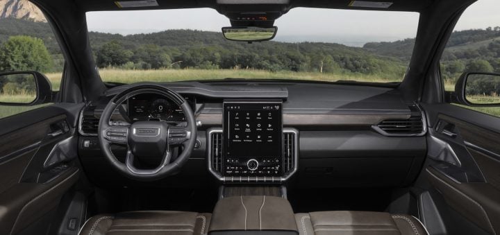 2026 GMC Acadia Denali Ultimate dash.