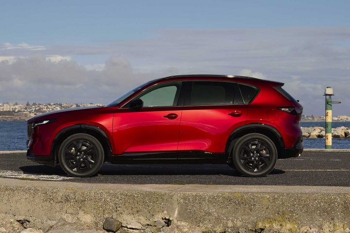 2026 Mazda CX-5 driver side profile.