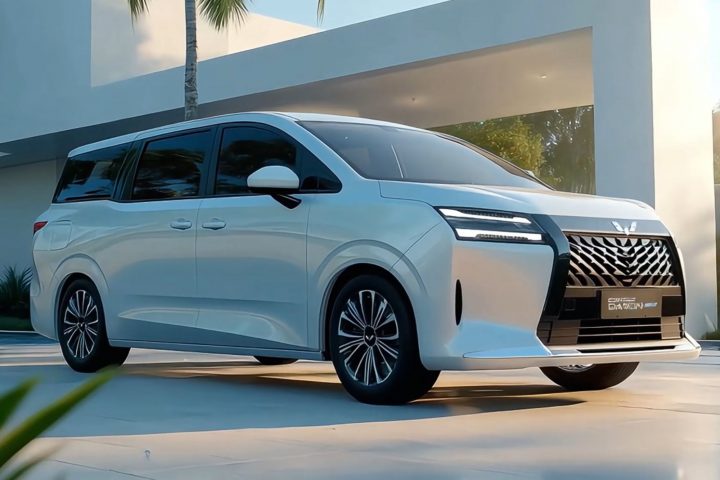 Front three-quarter view of the 2026 Wuling Cortez Darion MPV for Indonesia.