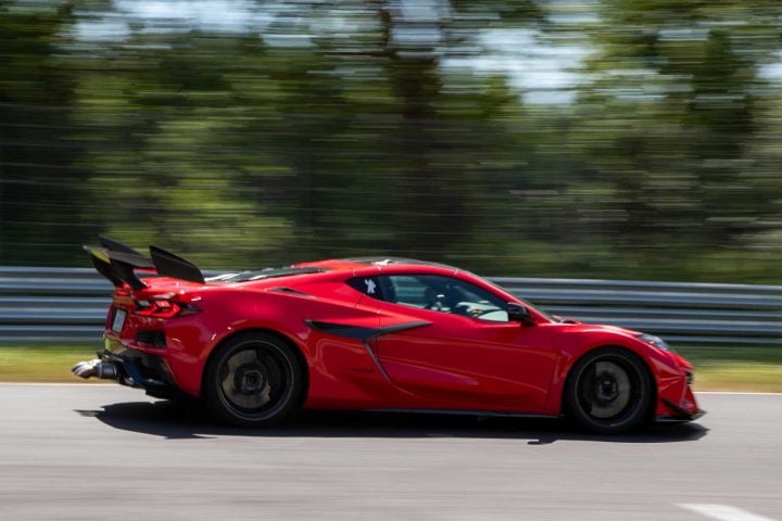 The C8 Corvette ZR1 at the Nürburgring.