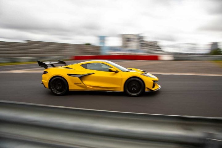 Chevy Corvette ZR1X on the Nürburgring.