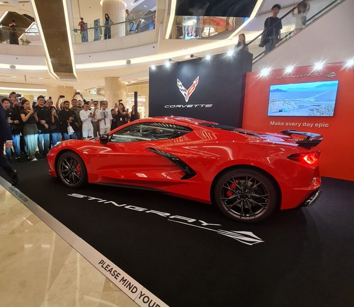 C8 Corvette Stingray in Singapore.