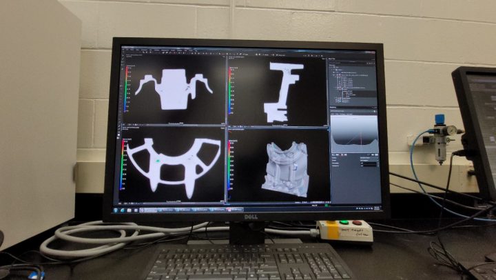 CT scan data.