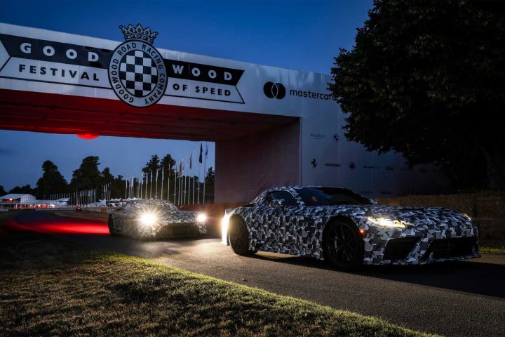 Lexus LFR prototypes at Goodwood.
