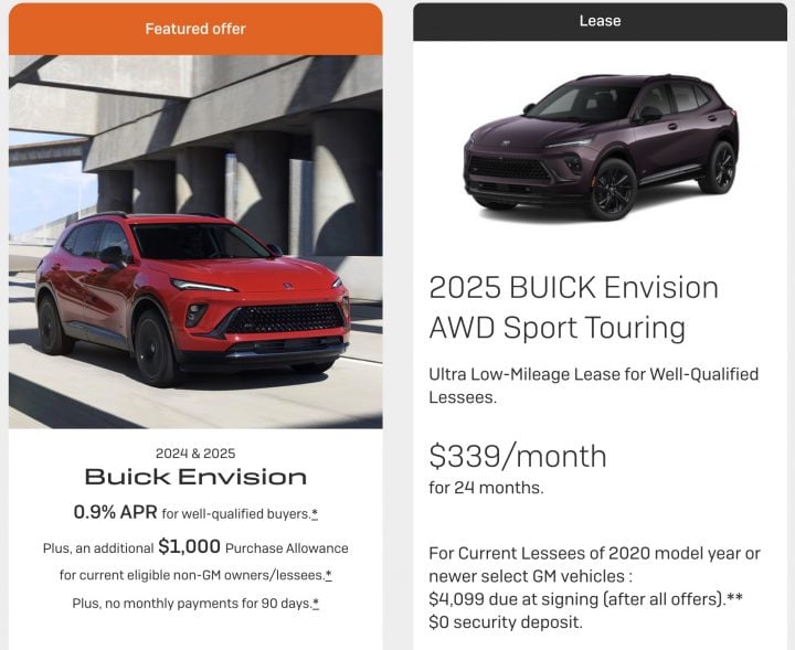 Score Big Savings: Buick Envision Deals & Incentives in August 2025
