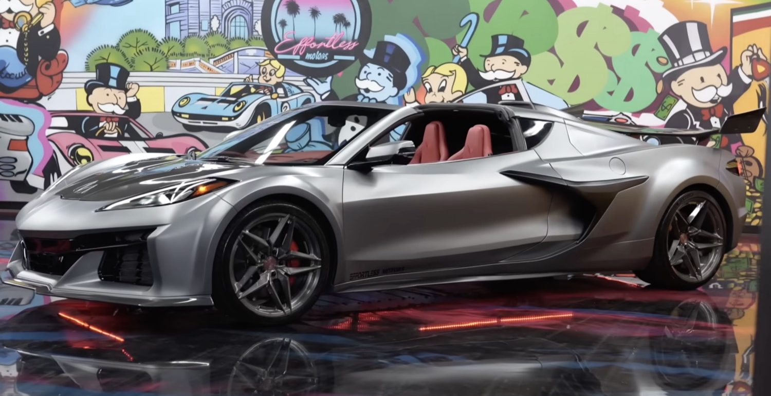 Watch Shaq Take Delivery Of Stretched C8 Corvette Z06: Video Watch Shaq Take Delivery Of Stretched C8 Corvette Z06: Video